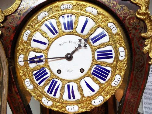 AN IMPRESSIVE LOUIS XV STYLE BOULLE BRACKET CLOCK ON BRACKET - ADDITIONAL PHOTO 8
