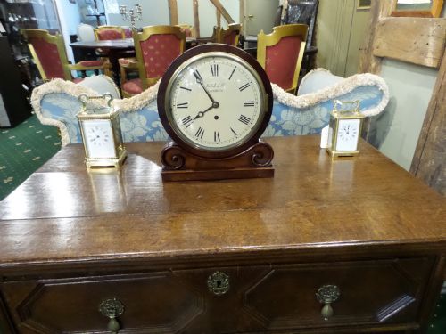 19TH CENT 8 MAHOGANY DIAL CLOCK - ADDITIONAL PHOTO 4