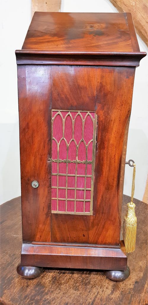 TRIPLE FUSEE ENGLISH BRACKET CLOCK CHIMING THE QUARTERS AND HOURS ON A RACK OF 9 BELLS - ADDITIONAL PHOTO 7