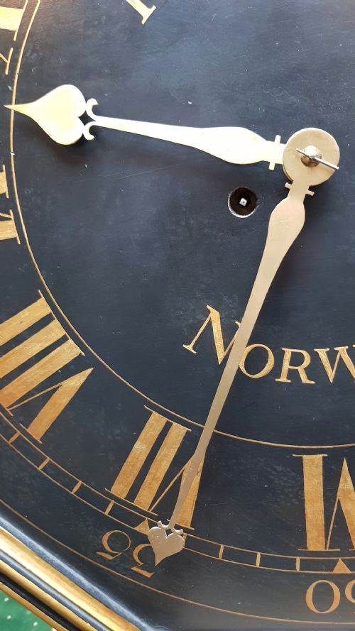 OCTAGONAL FUSEE TAVERN CLOCK - ADDITIONAL PHOTO 6