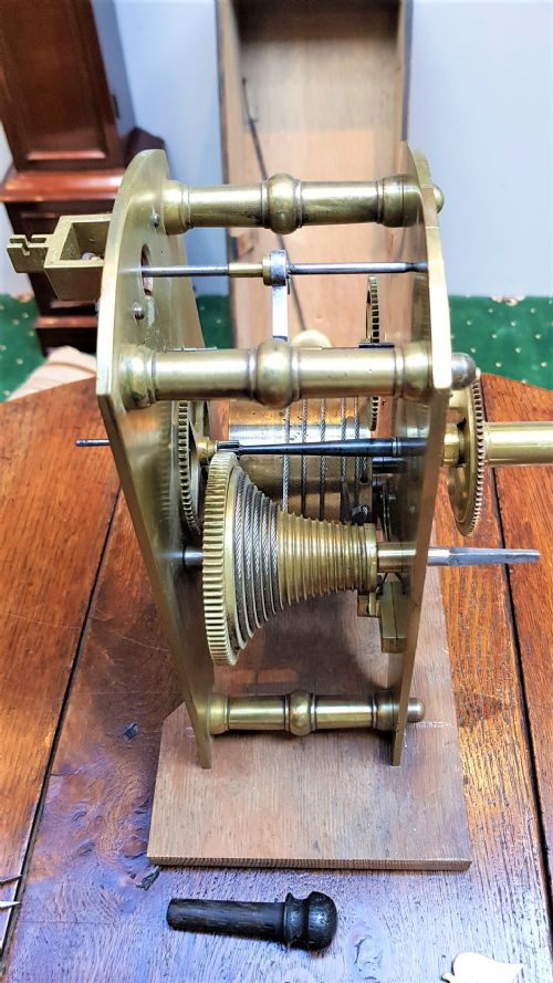 OCTAGONAL FUSEE TAVERN CLOCK - ADDITIONAL PHOTO 12