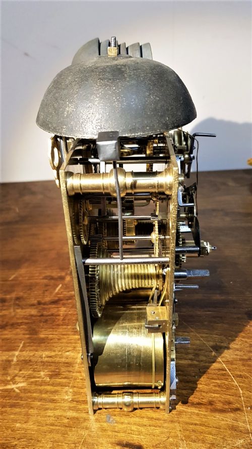 VERY FINE AND RARE WILLIAM MARY EBONY STRIKING BRACKET CLOCK C1690 BY ISAAC LOUNDS - ADDITIONAL PHOTO 9