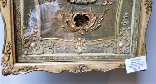 AUSTRIAN GRANDE SONNERIE FRAME CLOCK C1830 - ADDITIONAL PHOTO 1