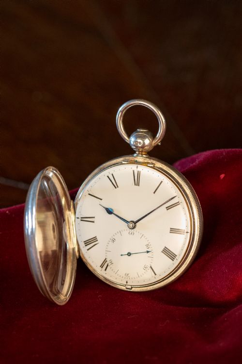 pocket watch chronometer - CATEGORY: ANTIQUE WATCHES - DATED 1850