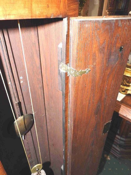FABULOUS 18TH CENTURY SMALL WALNUT LONGCASE CLOCK - ADDITIONAL PHOTO 6