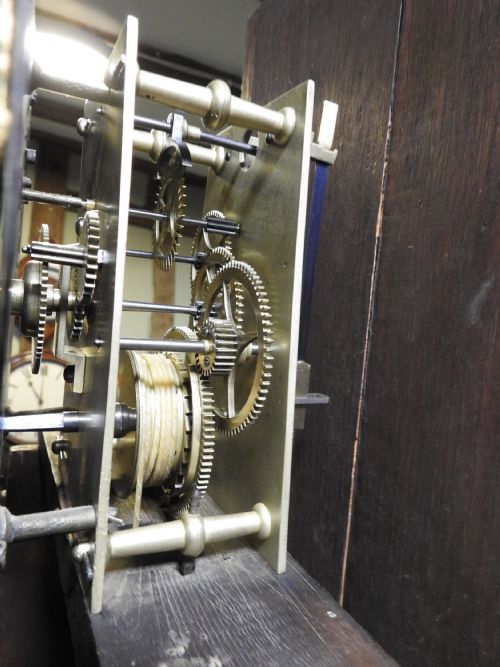 FABULOUS 18TH CENTURY SMALL WALNUT LONGCASE CLOCK - ADDITIONAL PHOTO 14