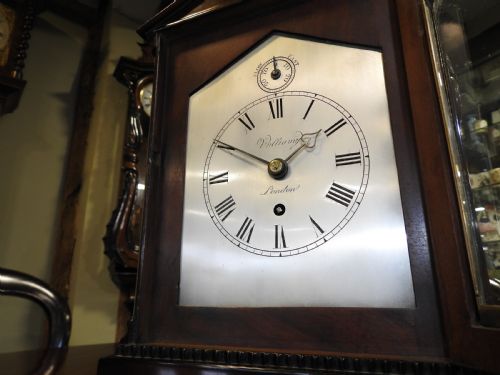 VULLIAMY MAHOGANY BRACKET CLOCK - ADDITIONAL PHOTO 4