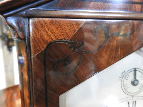 VULLIAMY MAHOGANY BRACKET CLOCK - ADDITIONAL PHOTO 9