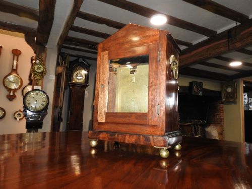 VULLIAMY MAHOGANY BRACKET CLOCK - ADDITIONAL PHOTO 15