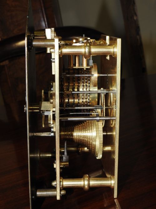 VULLIAMY MAHOGANY BRACKET CLOCK - ADDITIONAL PHOTO 1