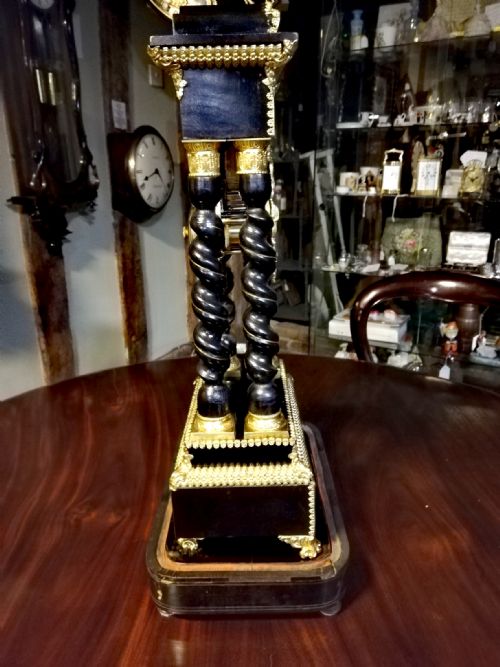 19TH CENTURY PORTICO CLOCK - ADDITIONAL PHOTO 2