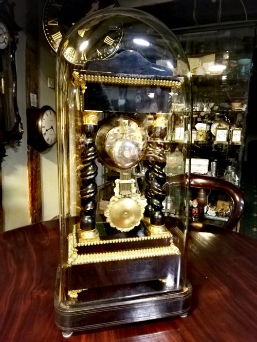 19TH CENTURY PORTICO CLOCK - ADDITIONAL PHOTO 7
