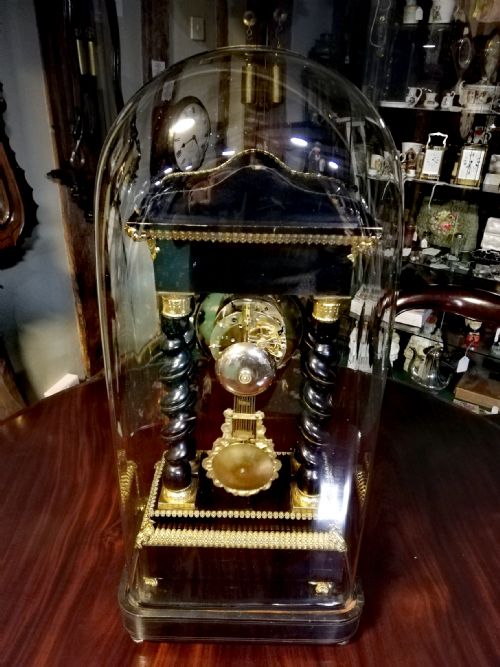 19TH CENTURY PORTICO CLOCK - ADDITIONAL PHOTO 8