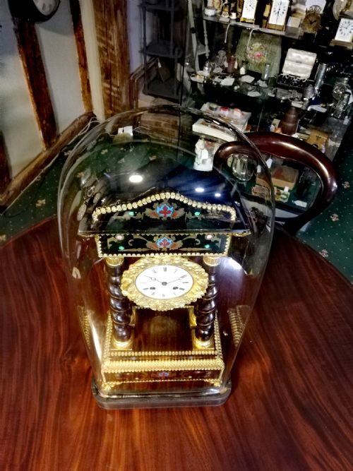19TH CENTURY PORTICO CLOCK - ADDITIONAL PHOTO 10