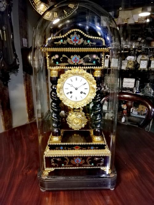 19TH CENTURY PORTICO CLOCK - ADDITIONAL PHOTO 11