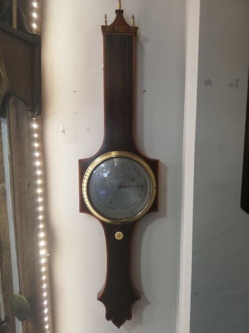 VERY RARE WATKINS WHEEL BAROMETER - ADDITIONAL PHOTO 2