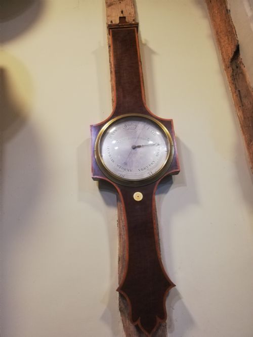VERY RARE WATKINS WHEEL BAROMETER - ADDITIONAL PHOTO 3