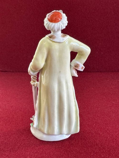 fig 3. A rare First Period Worcester porcelain figure of a Turk c.1765 - 1770