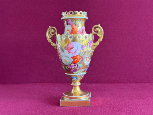 A Superb and Rare H & R Daniel Porcelain Pot Pourri Vase C.1825