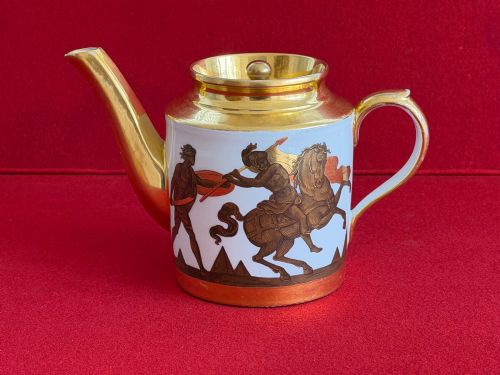 A Very Fine John Rose Coalport Porcelain Teapot from a Déjeuner Set C.1805
