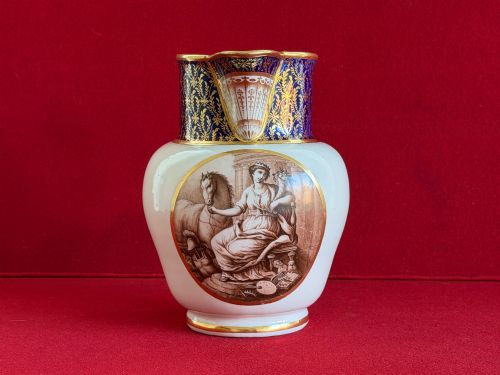 A Very Fine Flight & Barr Worcester Porcelain Jug by John Pennington C.1790