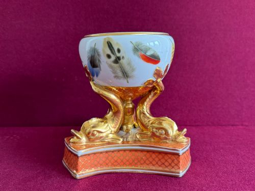 A Rare Chamberlain Worcester Porcelain Pastille Burner C.1807 - 1811