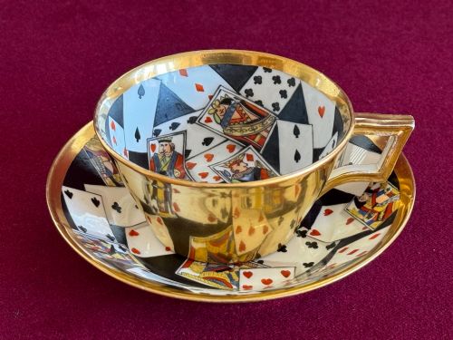 A Rare Duesbury & Kean Period Derby Porcelain Teacup & Saucer C.1810