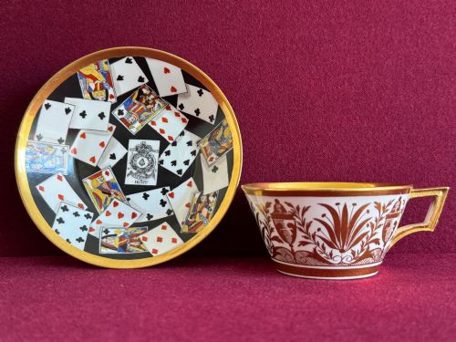 A Rare Duesbury & Kean Period Derby Porcelain Teacup & Saucer C.1810
