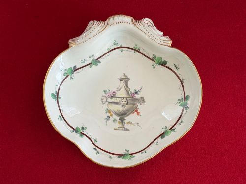 A Worcester Porcelain Dessert Dish Decorated in the Studio of James Giles C.1770