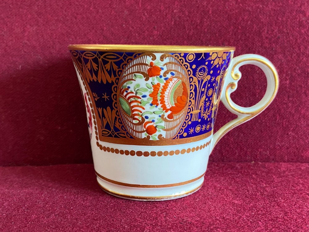A Chamberlain Worcester Coffee Cup made for the Marquess of Queensbury View II