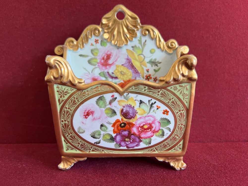 A pair of Mason's Ironstone China Card Racks c.1820-1825 View III