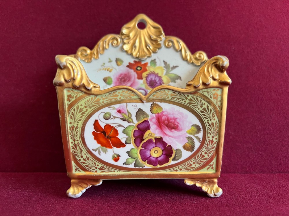A pair of Mason's Ironstone China Card Racks c.1820-1825 View IV