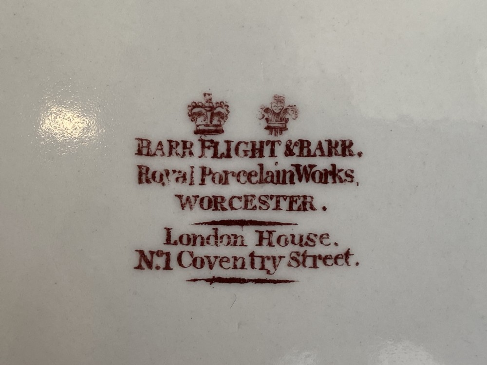 A Barr Flight & Barr Worcester Plate c.1810 View III
