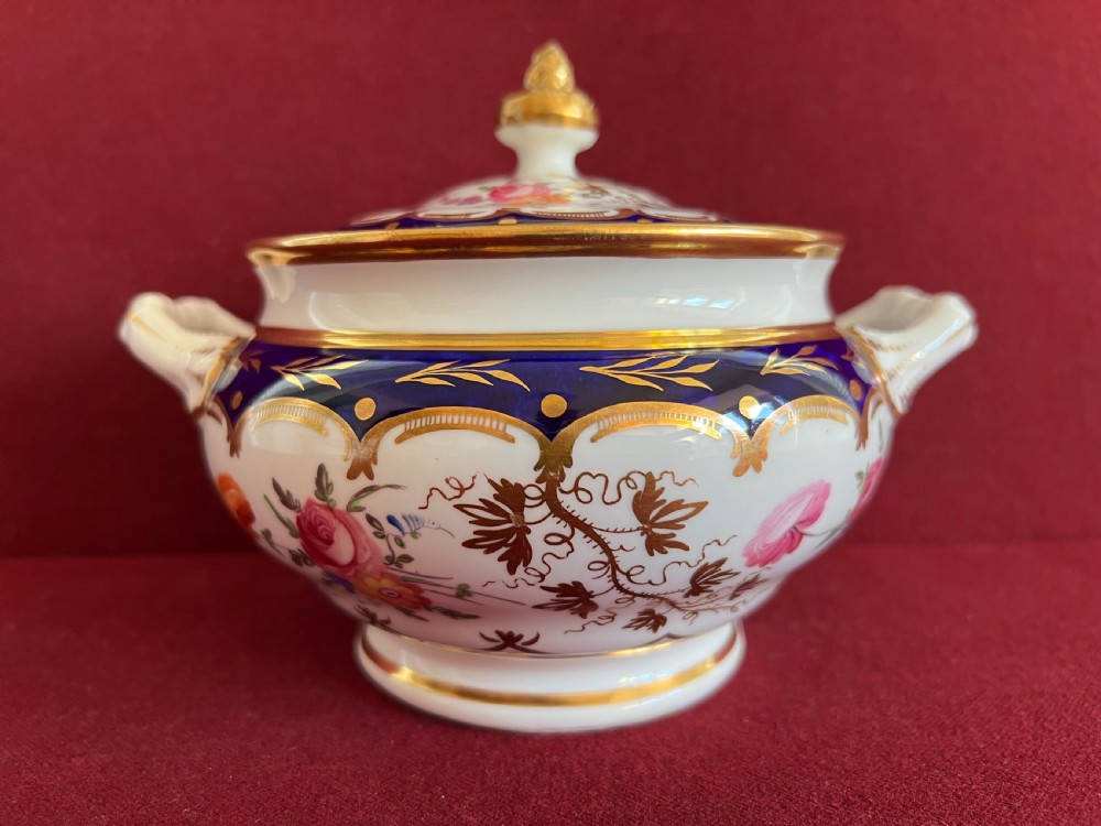 Representative pieces from a Yates Bone China Tea Set c.1820 View III