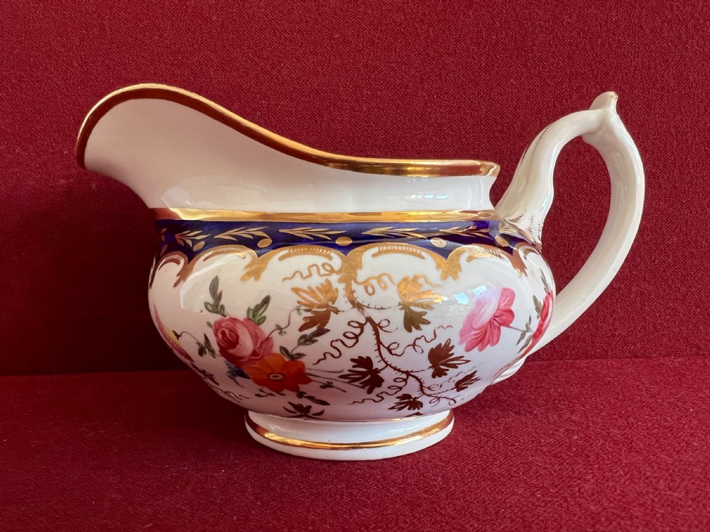 Representative pieces from a Yates Bone China Tea Set c.1820 View IV