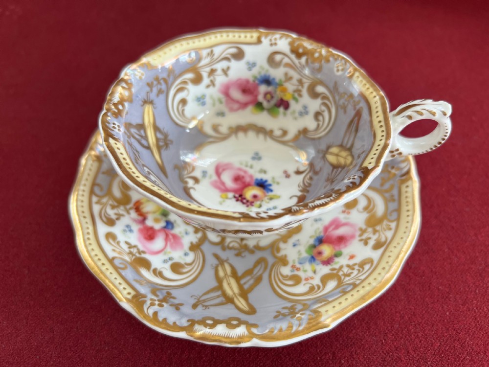 A Grainger's Worcester 'Gloster' Shape Part Tea Set c.1835-1840 View II