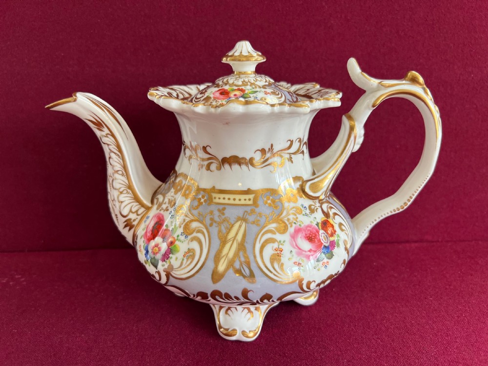 A Grainger's Worcester 'Gloster' Shape Part Tea Set c.1835-1840 View VI