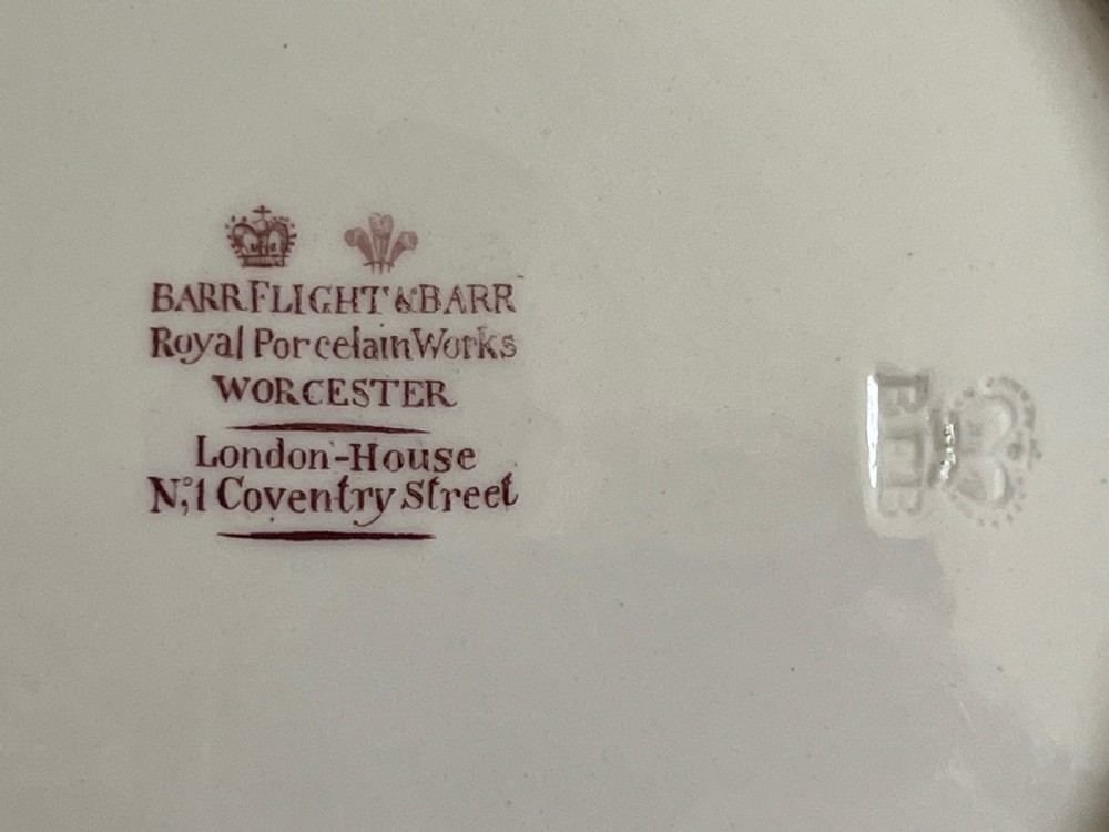 A Barr Flight & Barr Worcester Chinoiserie Japan Pattern Plate c.1810 View III