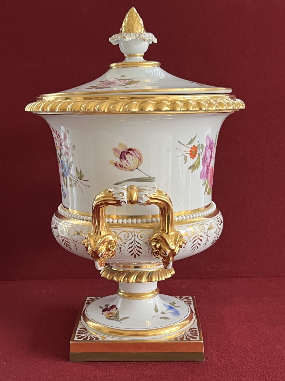 A Flight, Barr and Barr Worcester Porcelain Ice Pail c.1820-1830 View IV