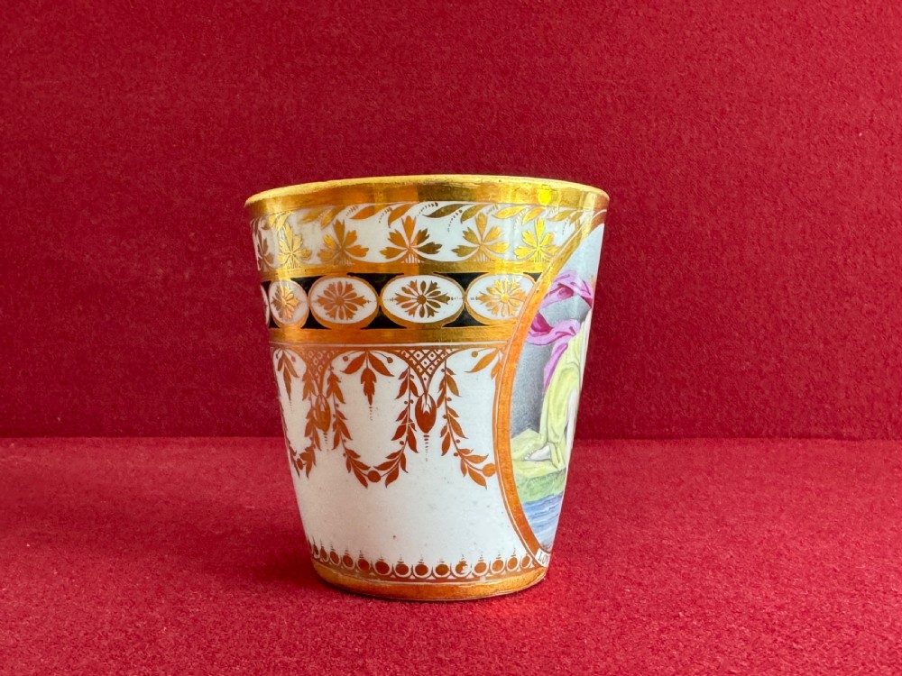 A Chamberlain Worcester Porcelain Beaker c.1800 View IV
