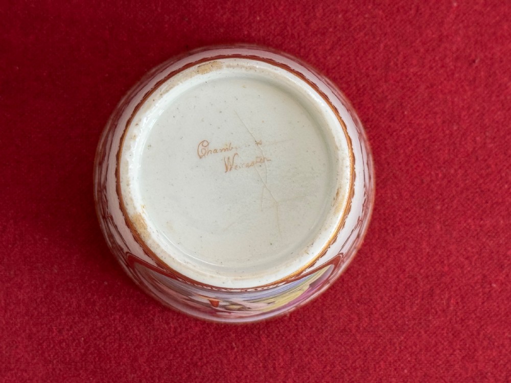 A Chamberlain Worcester Porcelain Beaker c.1800 View V