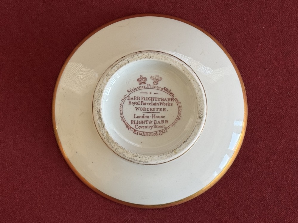 A rare Barr, Flight and Barr Worcester Cabinet Cup, Cover & Stand, c.1805-10 View VI