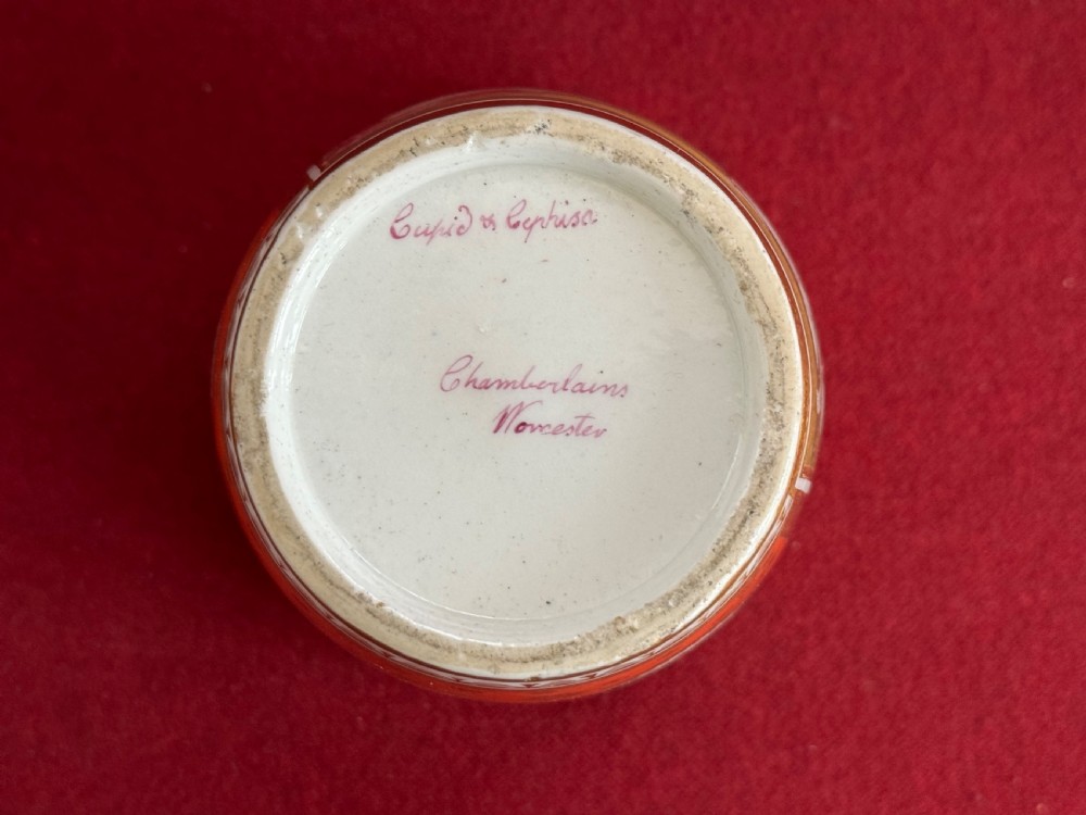 A pair of Chamberlain Worcester Porcelain 'Beaker Ornaments' c.1800 View XII