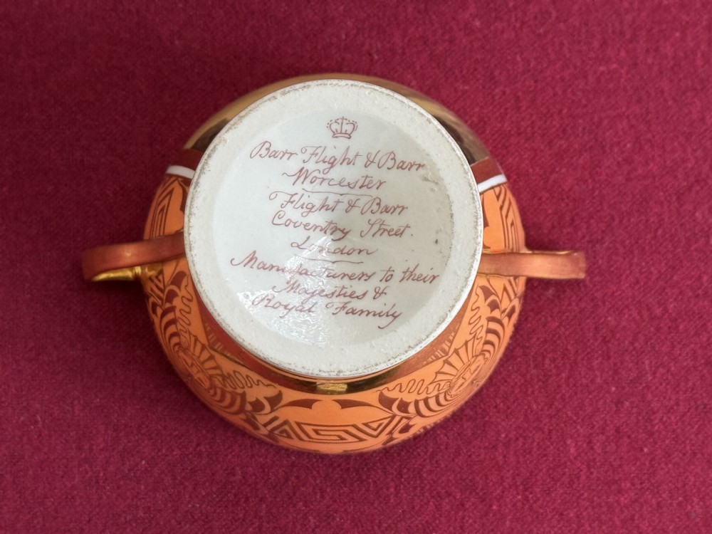 A rare Barr, Flight and Barr Worcester Cabinet Cup, Cover & Stand, c.1805 View V
