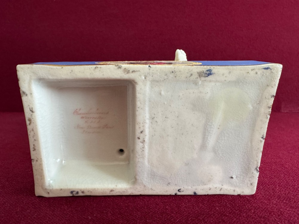A rare Chamberlain Worcester Paris style Inkwell c.1816 - 1825 View VI