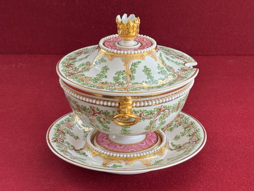 A Barr, Flight and Barr Worcester Porcelain Tureen & Stand c.1805 View IV