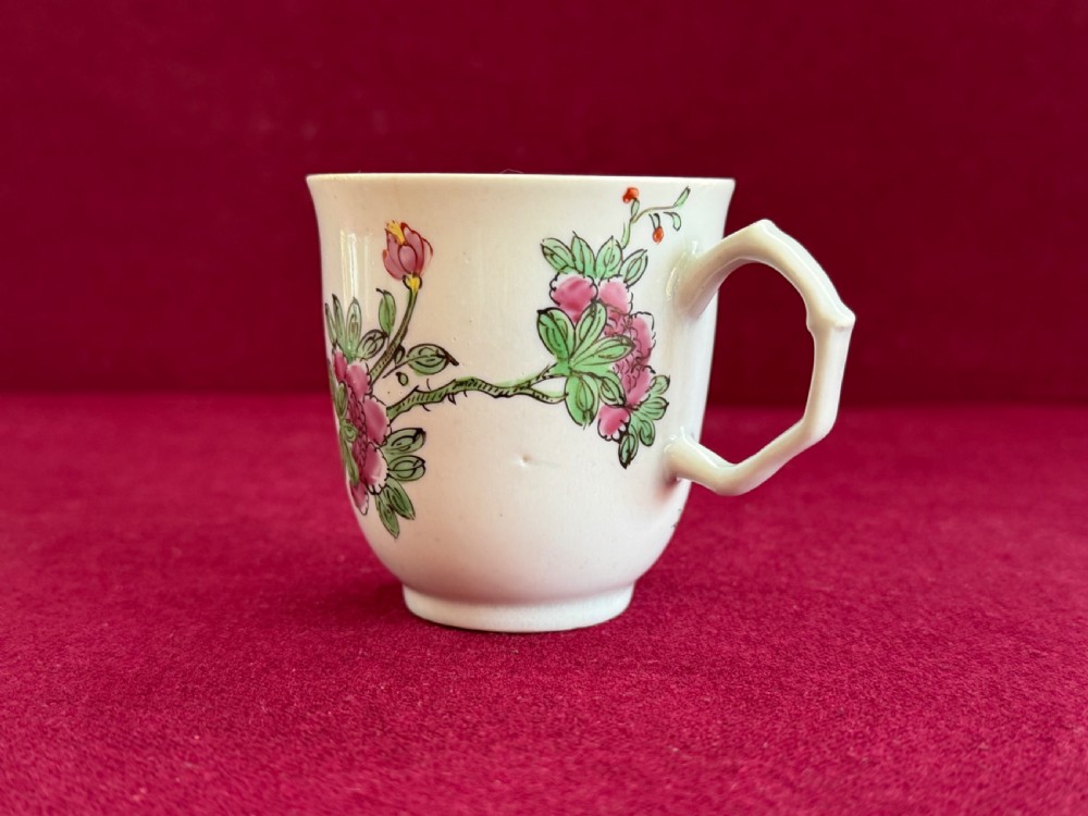 A Longton Hall Porcelain Coffee Cup in 'Goose' Pattern c.1757-60 View VI