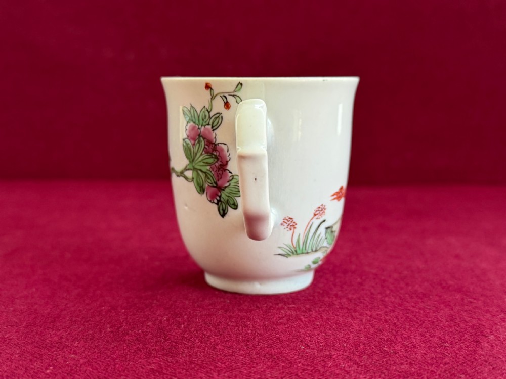 A Longton Hall Porcelain Coffee Cup in 'Goose' Pattern c.1757-60 View VII