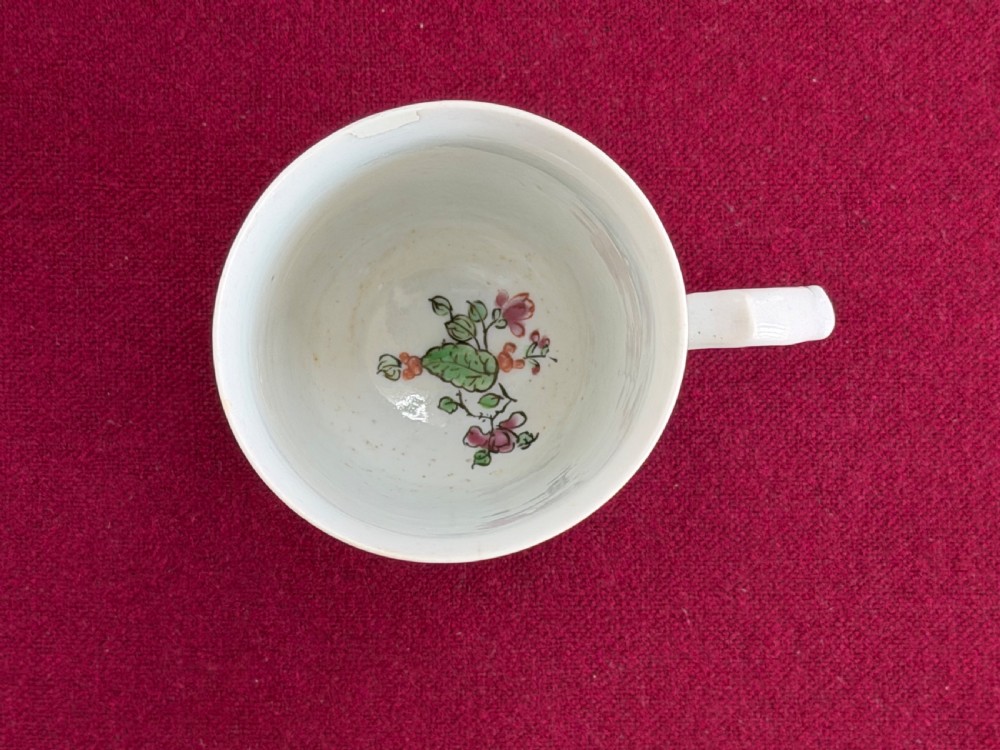 A Longton Hall Porcelain Coffee Cup in 'Goose' Pattern c.1757-60 View IX