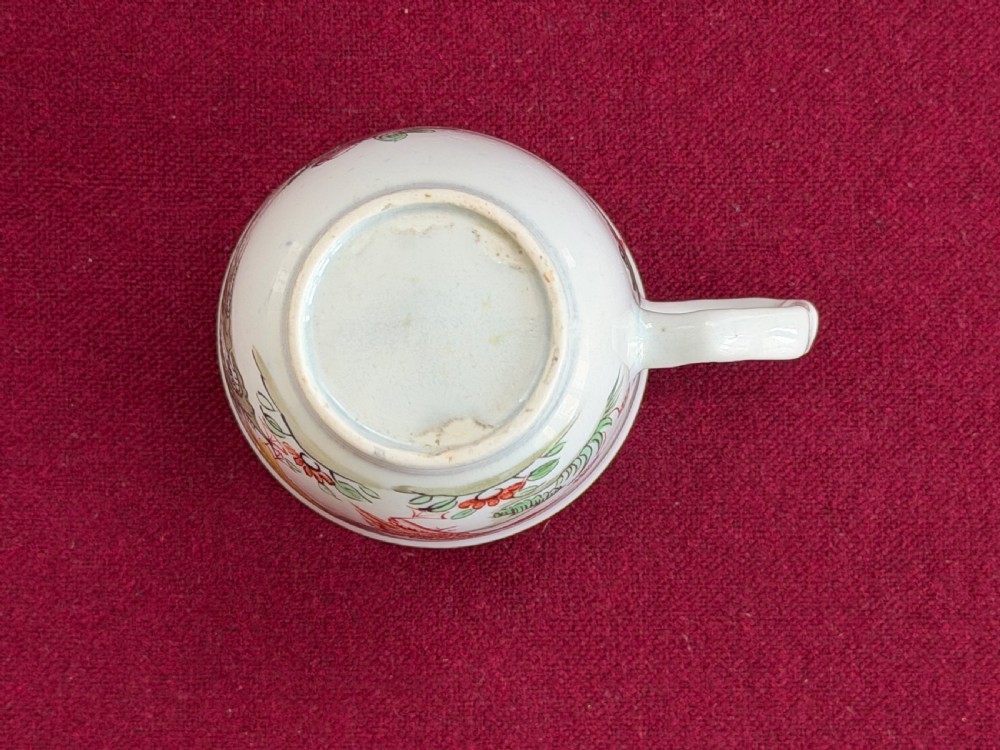 A Longton Hall Porcelain Coffee Cup in 'Goose' Pattern c.1757-60 View X